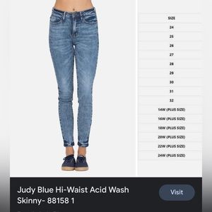 Judy Blue Style 88158 Skinny